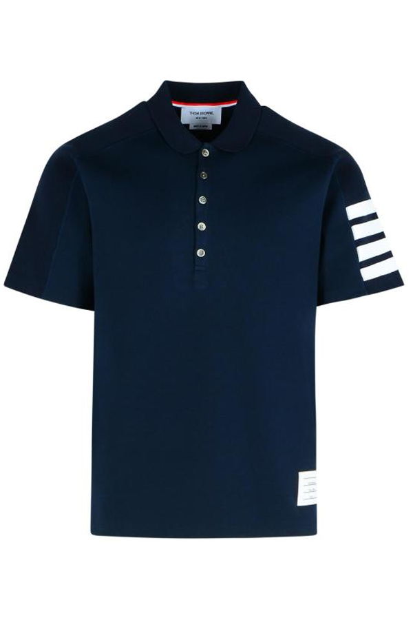 thom browne 4 Polo Shirt - Navy