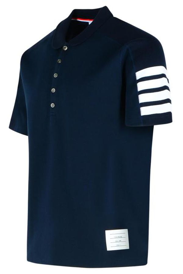 thom browne 4 Polo Shirt - Navy