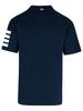 thom browne 4 Polo Shirt - Navy - Thumbnail 3