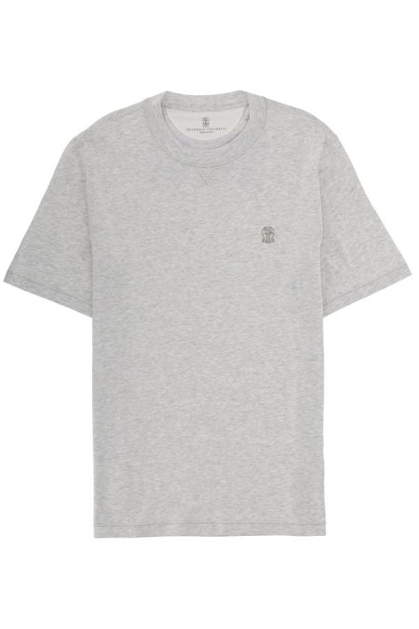 Brunello Cucinelli Grey Tee - Gray