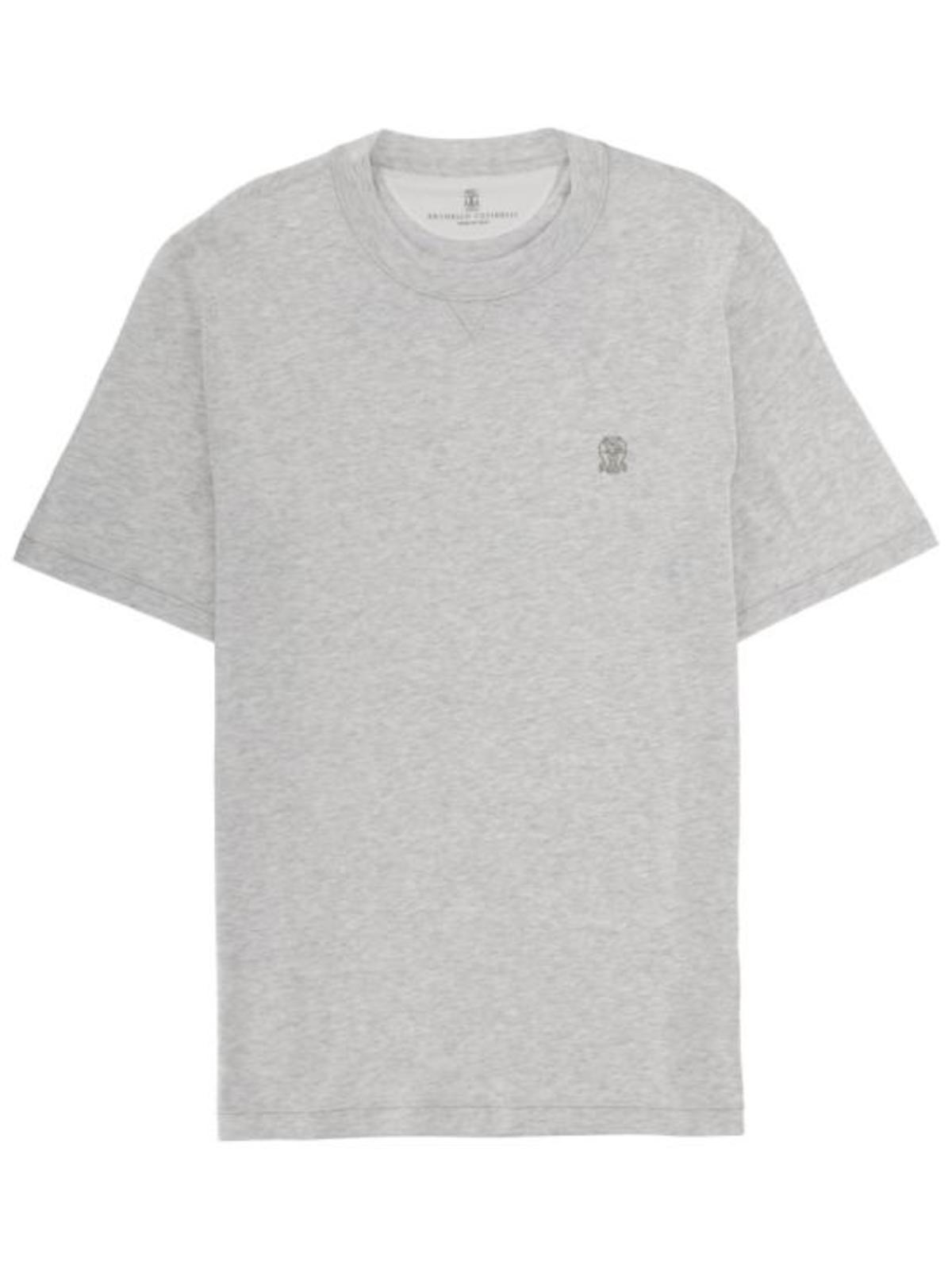 Brunello Cucinelli Grey Tee - Gray - Image 1 of 2