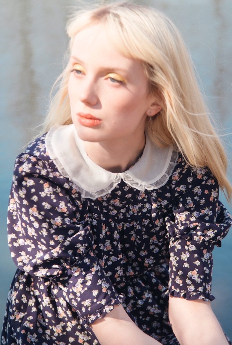 Fiola la Flore La la love you dress - Navy×Flower | Garmentory 