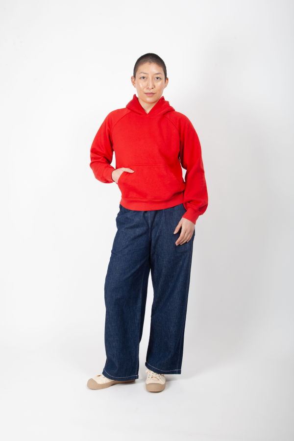 Gravel & Gold Escher Hoodie - Ruby