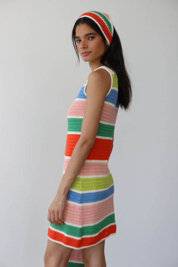 Callahan Knitwear Perla Crochet Headscarf