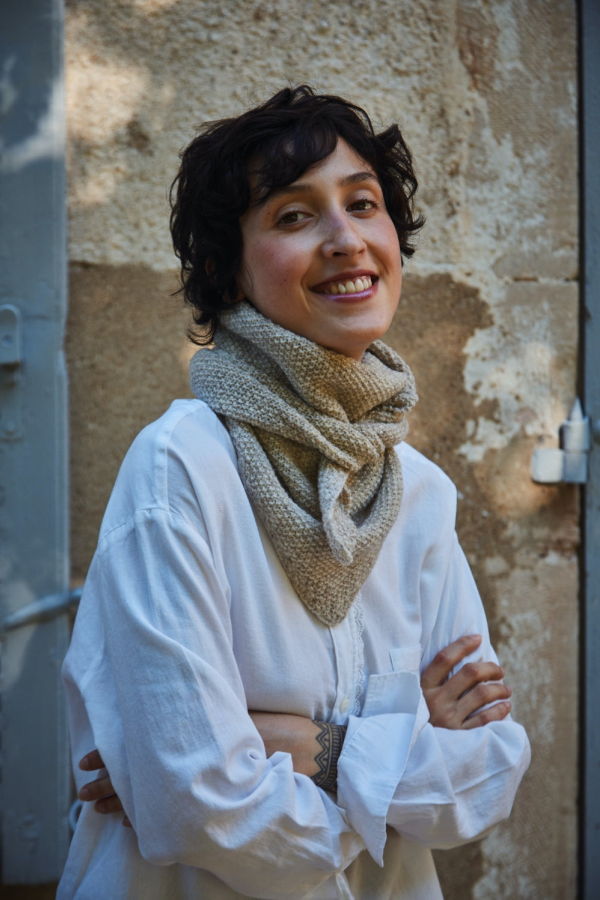 LENVERS HORTENSE wool bandana