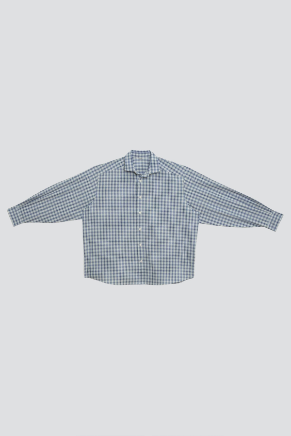 Baserange Claude Shirt - Blue Check