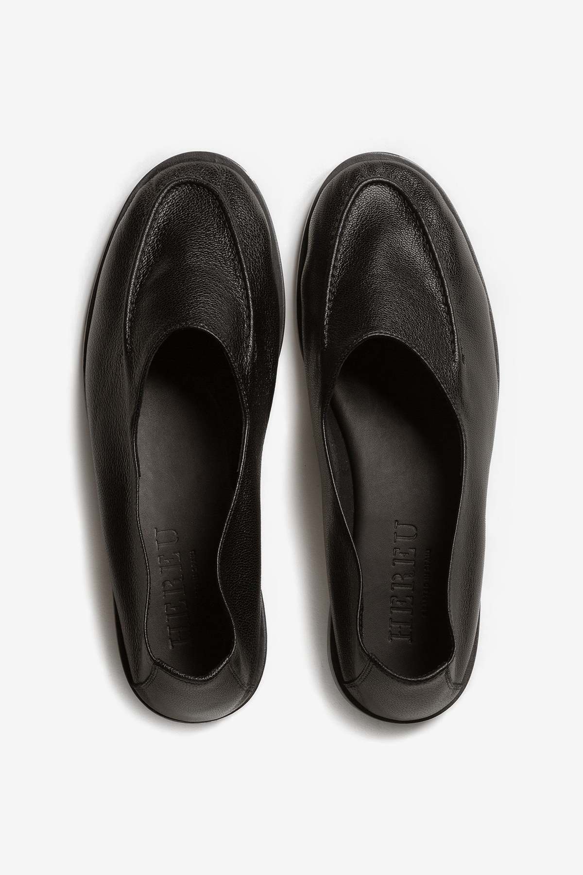 Hereu Juliol Winter Supple Shiny Loafers - Black - Image 2 of 5