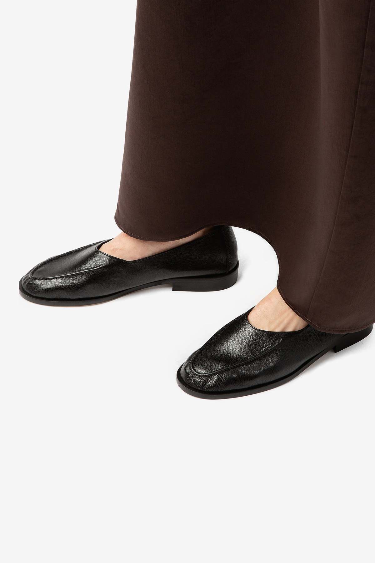 Hereu Juliol Winter Supple Shiny Loafers - Black - Image 5 of 5
