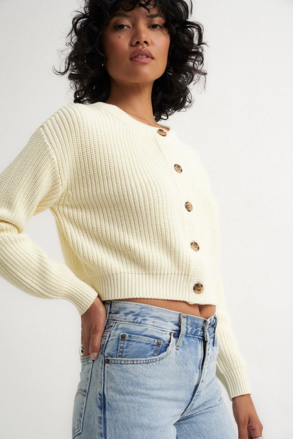 Callahan Knitwear The Crop Cardi Cardigan