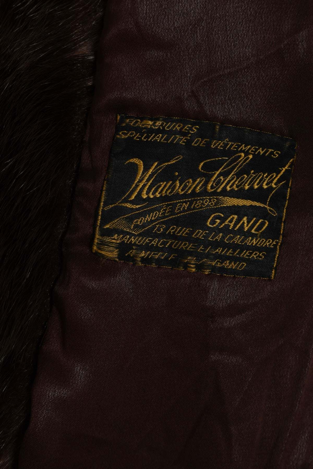 Maison Chervet (Paris) Vintage, 1960s, Mink - Image 4 of 6