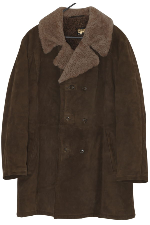 Öjes Ernst Larsson (Sweden) Vintage, 1970s, Goat Suede, Shearling