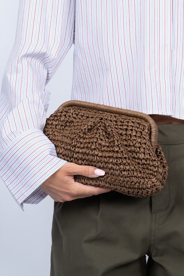 SUI AVA Olivia Bloom Bag - Brown