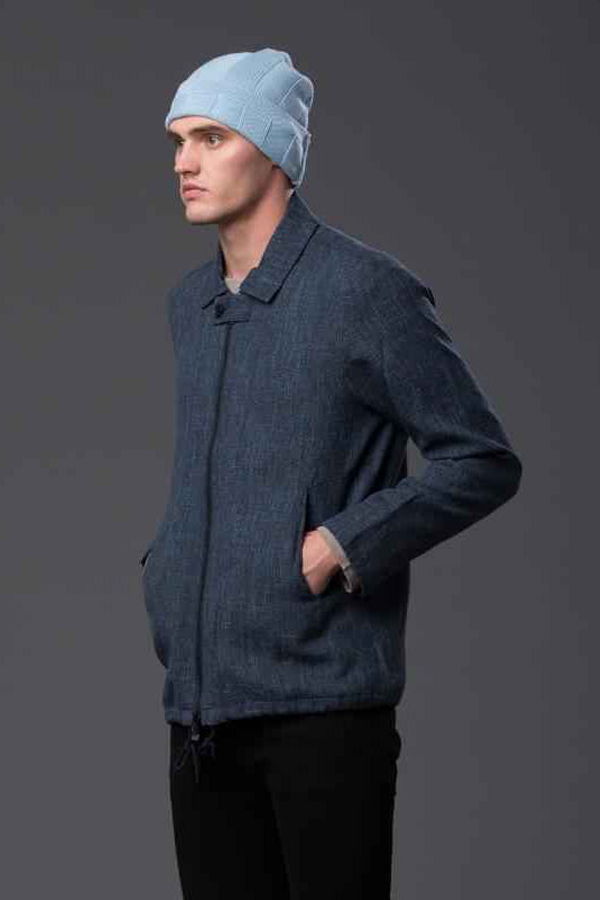 THE ENSIGN Philip Jacket - Navy Melange