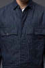 THE ENSIGN Carson Coat - Navy Pinstripe - Thumbnail 4