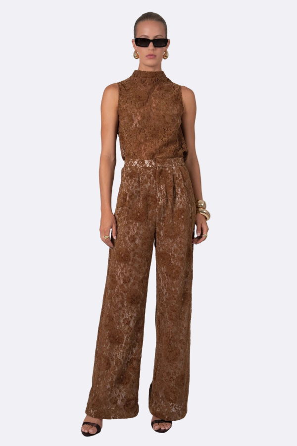 Nonchalant Label Blaine Pant - Terracotta