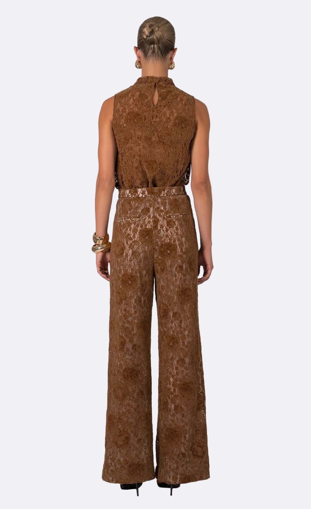 Nonchalant Label Blaine Pant - Terracotta - Image 3 of 3