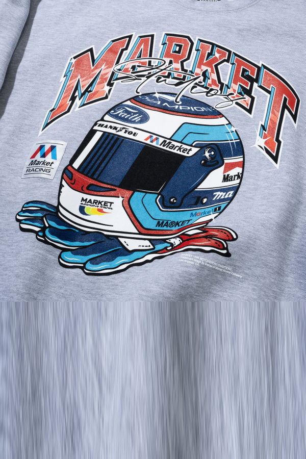MARKET Racing Helmet Crewneck Sweatshirt