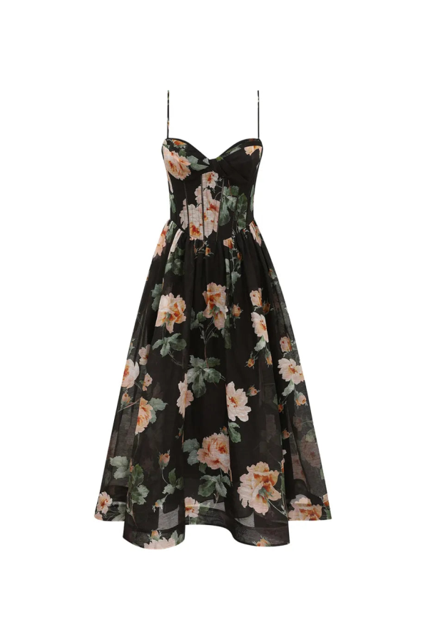 Zimmermann Luna Corset Midi Dress
