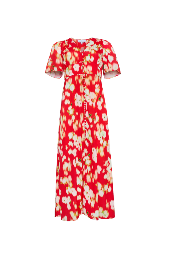 Hunter Bell Larson Dress in Aperol Ikat Dress