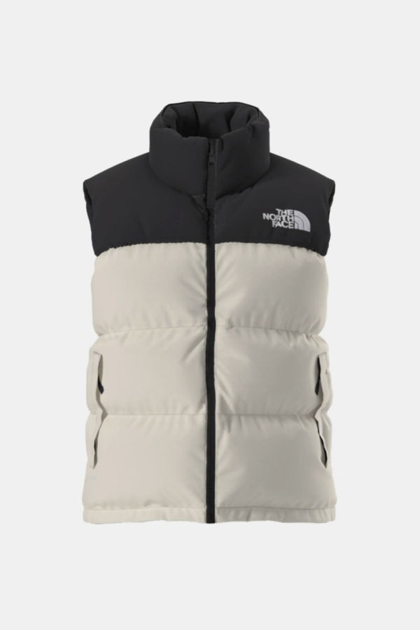 THE NORTH FACE 1996 Retro Nuptse Gilet Vest - White Dune/TNF Black