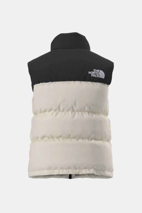 THE NORTH FACE 1996 Retro Nuptse Gilet Vest - White Dune/TNF Black