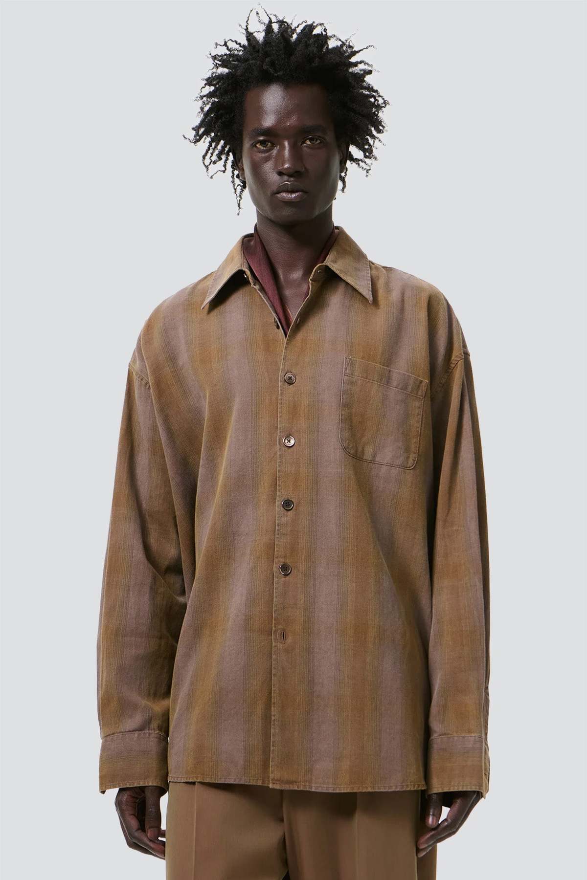 Our Legacy Dakota Flannel Check Borrowed Shirt Shirt - Image 1 of 5