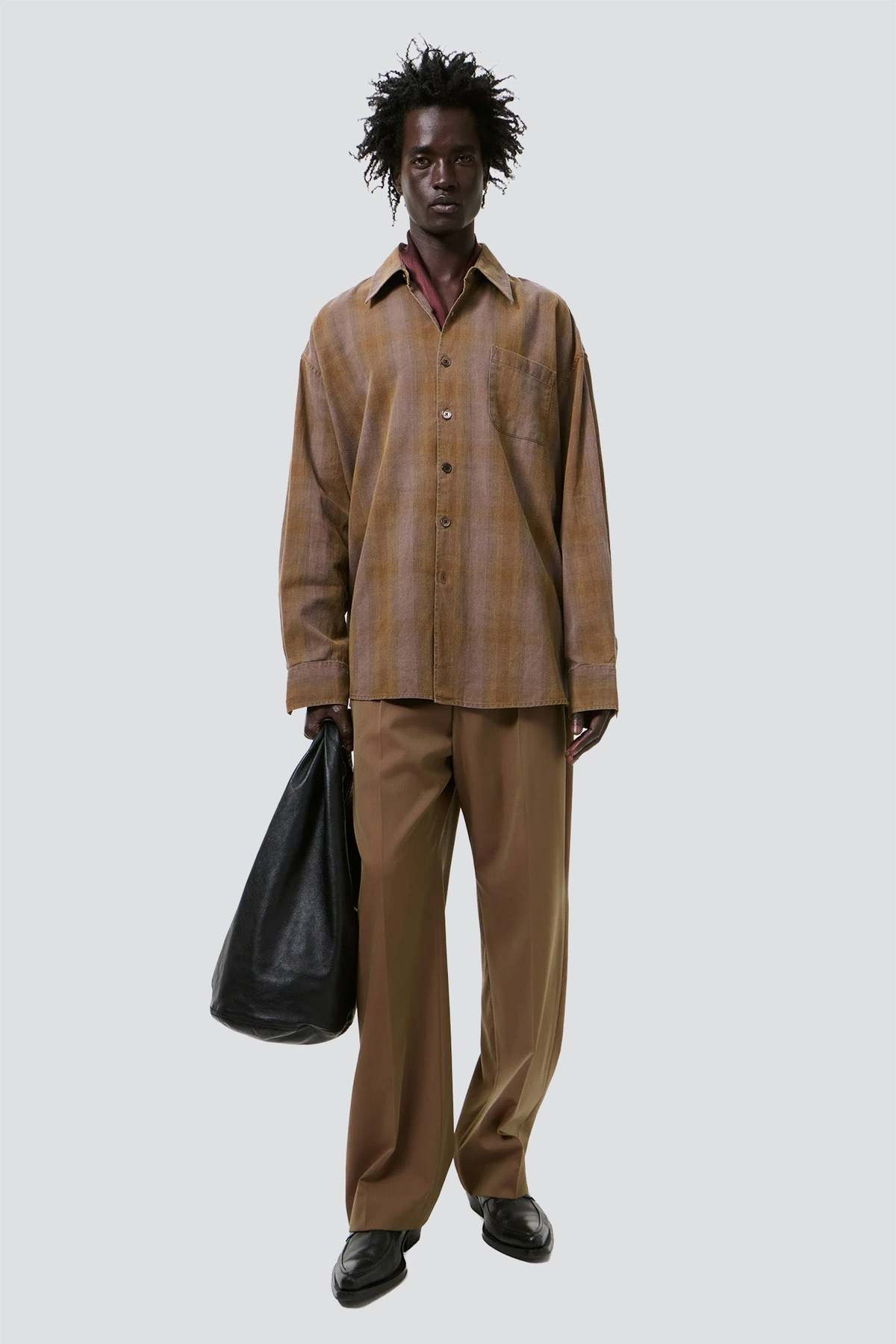 Our Legacy Dakota Flannel Check Borrowed Shirt Shirt - Image 2 of 5