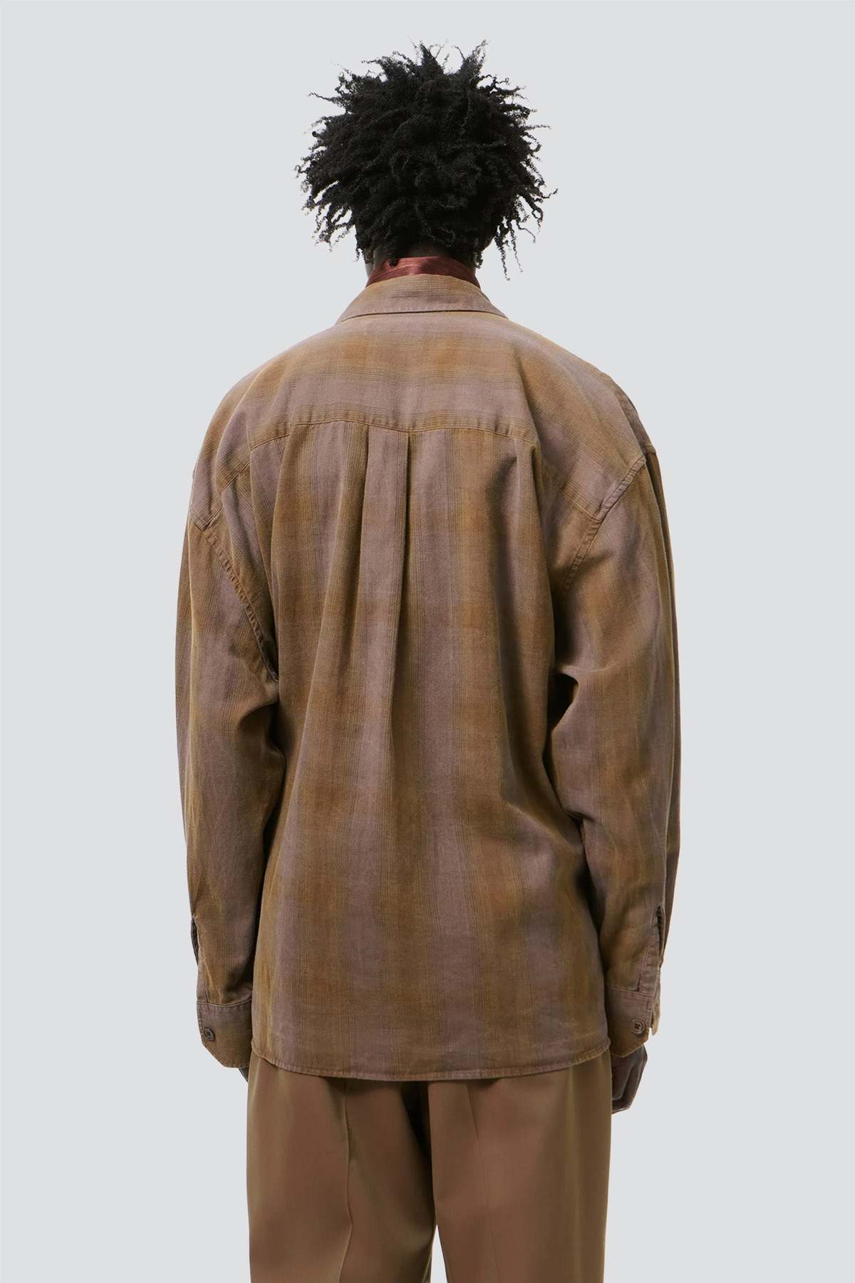Our Legacy Dakota Flannel Check Borrowed Shirt Shirt - Image 4 of 5