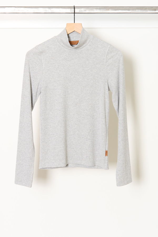 Jamie Haller The Mock Neck Heather Top