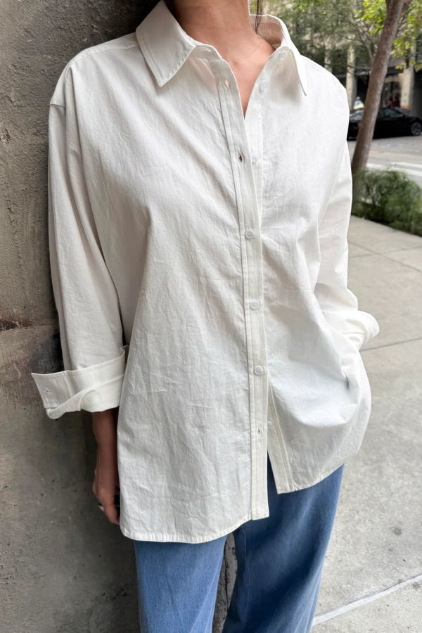 Le Bon Shoppe Lightweight Owen Shirt - White