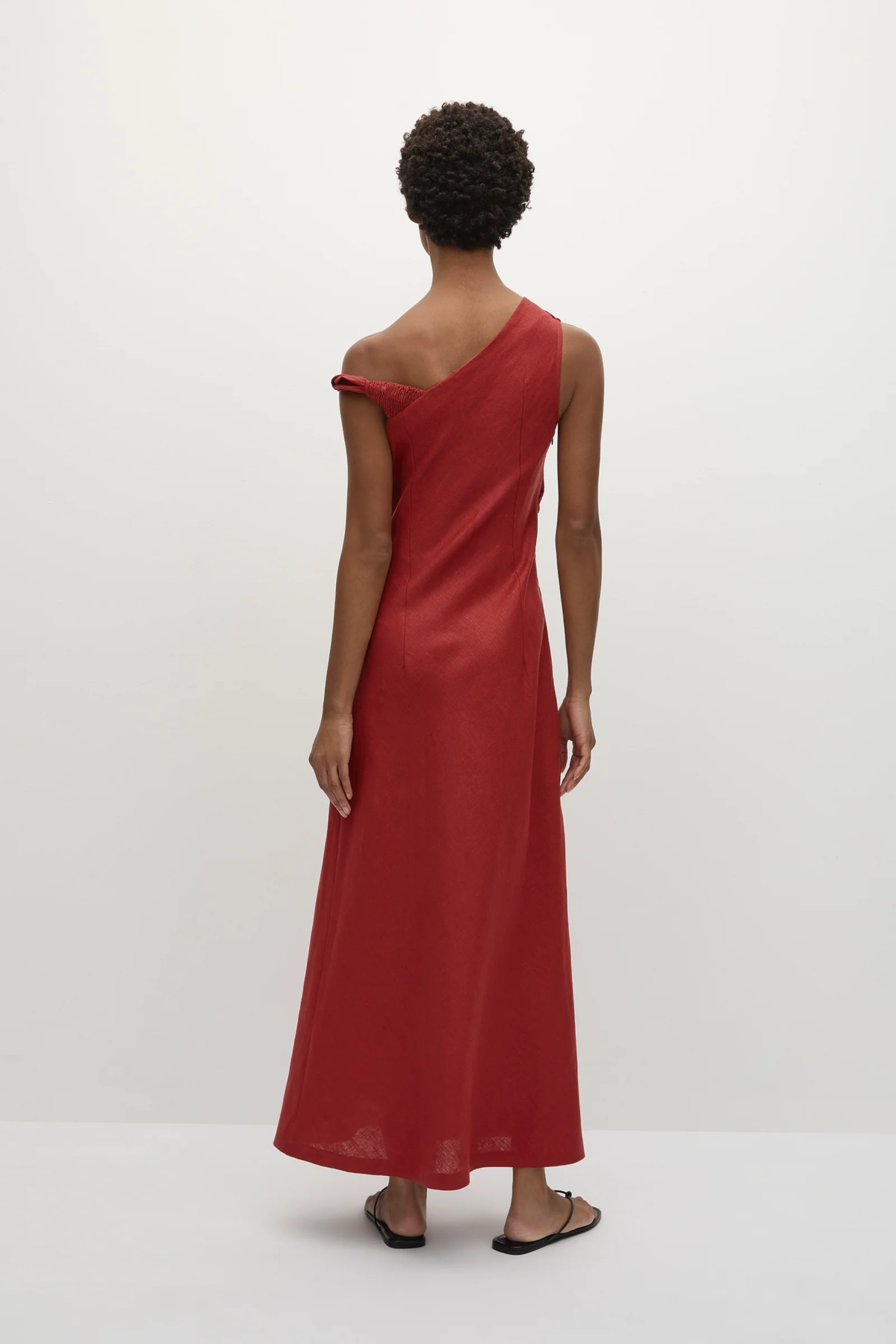 Faithfull The Brand Suis Midi Dress - Black - Image 5 of 7