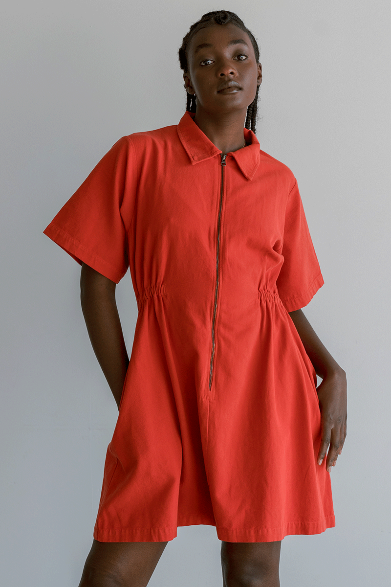 Noble Adult Utility Dress - Paprika