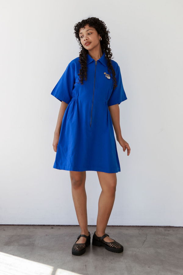 Noble Utility Dress - Cobalt