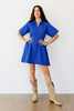 Noble Utility Dress - Cobalt - Thumbnail 5