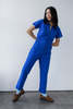 Noble Utility Suit Jumpsuit - Cobalt - Thumbnail 2