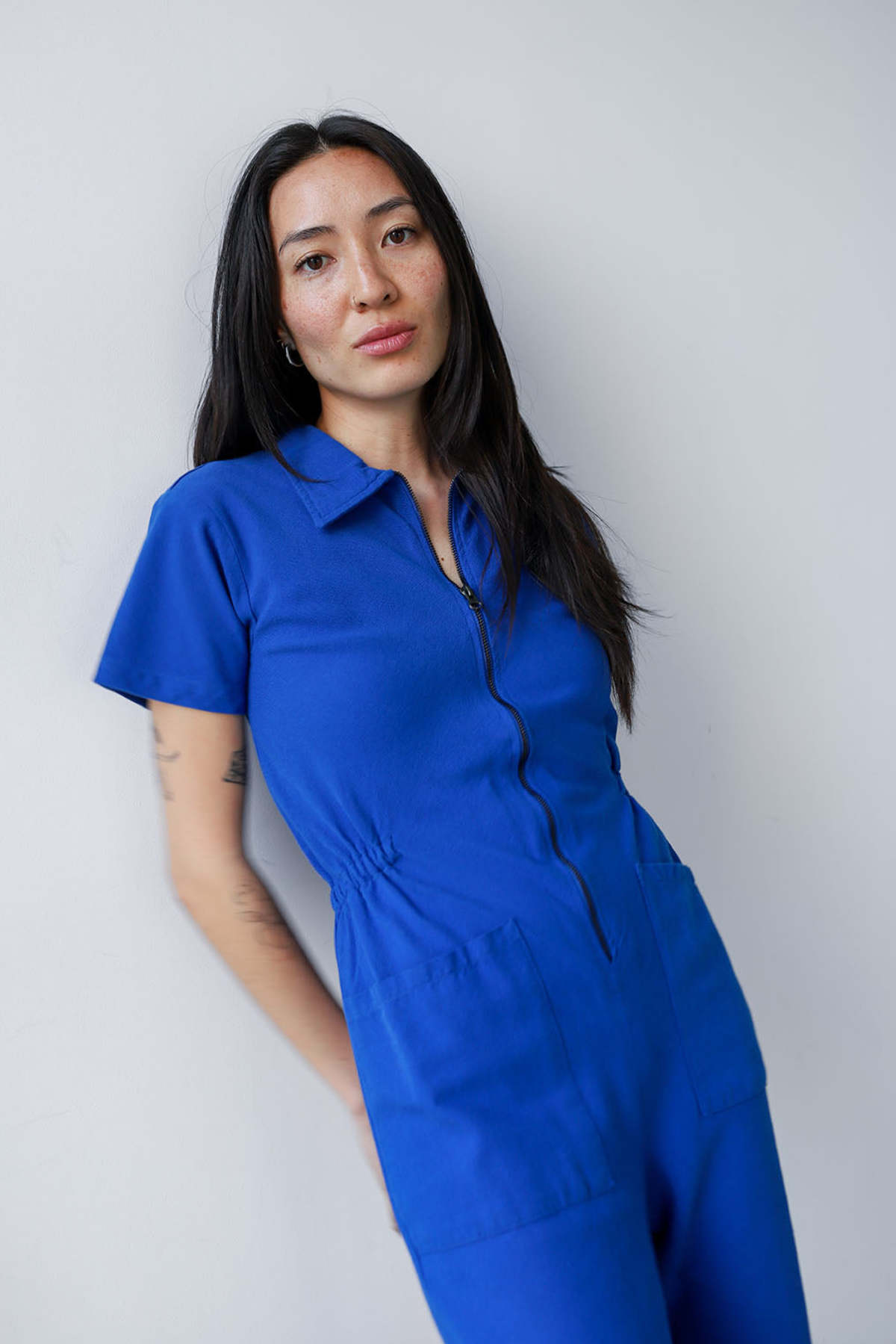 Noble Utility Suit Jumpsuit - Cobalt - Image 4 of 8