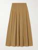 Róhe Pleated Wool Skirt - Thumbnail 4