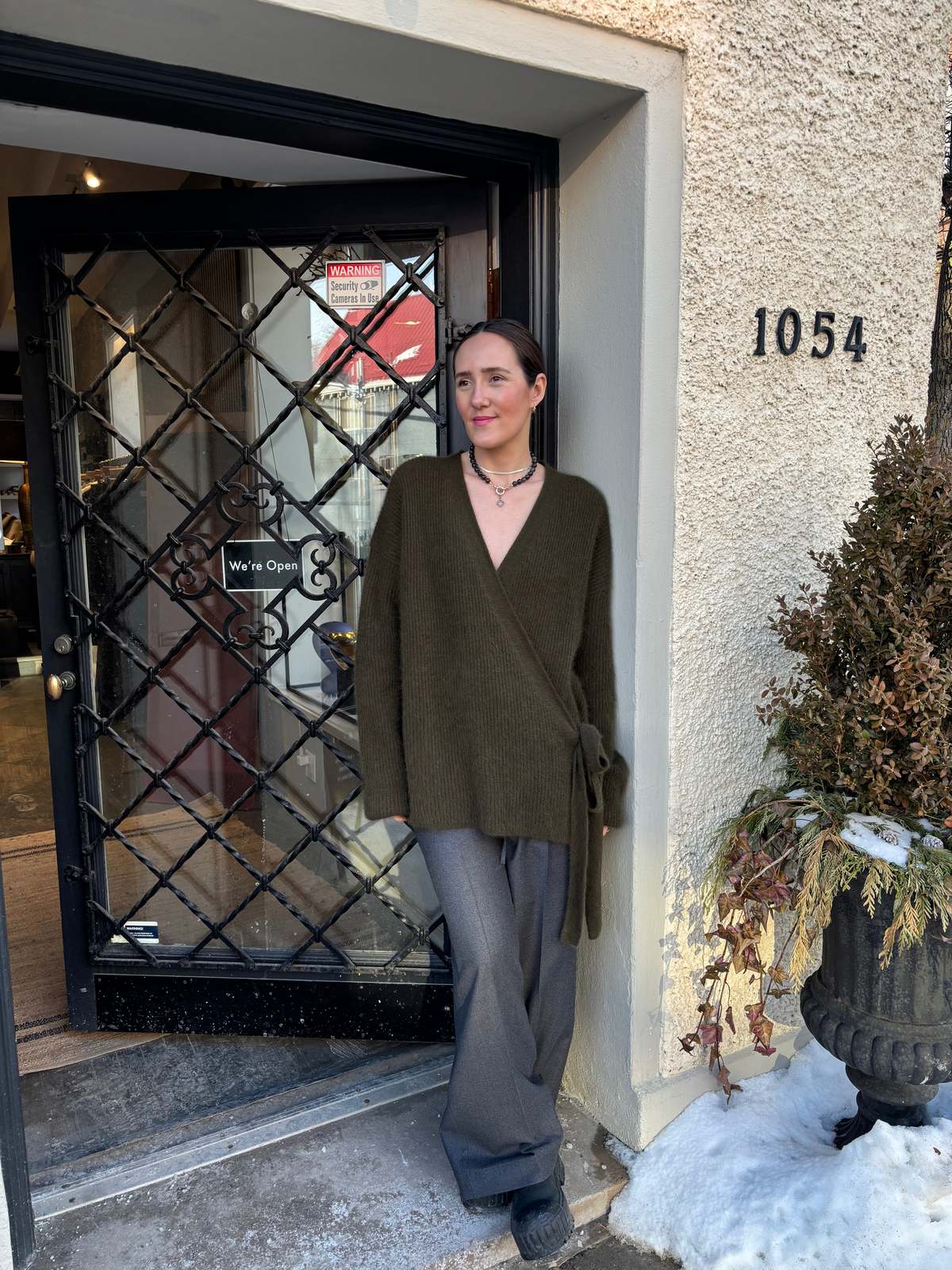 Uma Wang Knit Kimono Sweater - Image 1 of 2