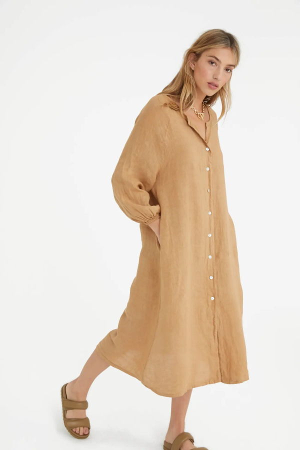 Marché Camille Dress - Camello