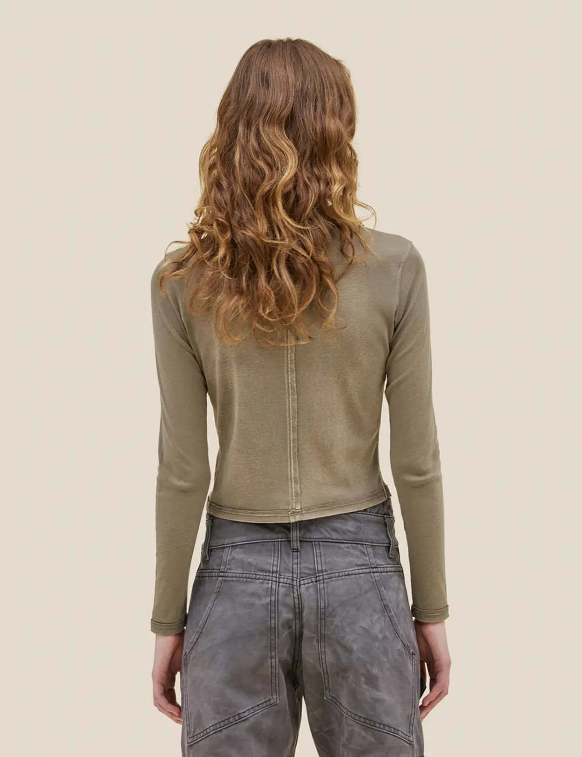 ECKHAUS LATTA Lapped Baby Turtleneck Top - Image 6 of 6