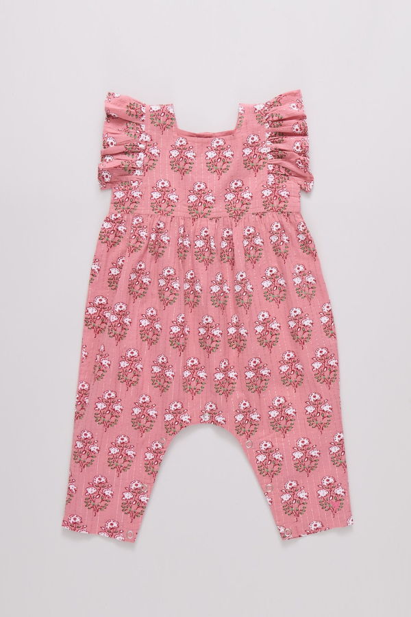 KIDS Pink Chicken Elsie Jumper Romper