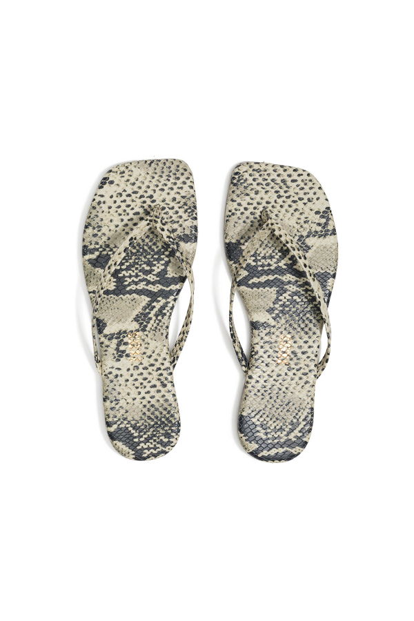 TKEES Square Toe Exotics Sandals
