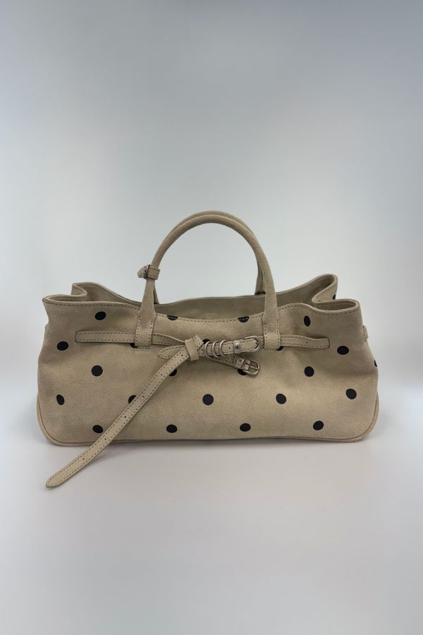 MARGESHERWOOD Grandma Used Bag - Blond Wood Polka Suede