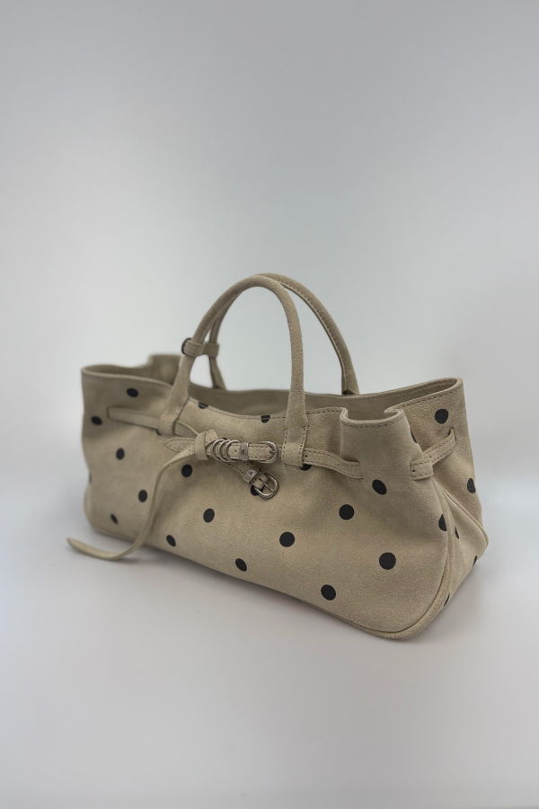 MARGESHERWOOD Grandma Used Bag - Blond Wood Polka Suede