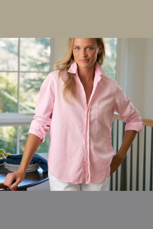 Frank & Eileen Eileen Relaxed Button-Up Shirt - Petal