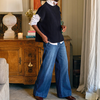Frank & Eileen West Village Italian Wide Leg Chino - 1984 Washed Blue - Thumbnail 3