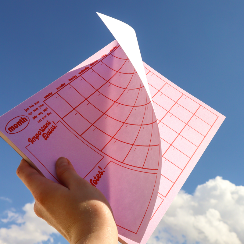 Sunthing Studio Monthly Notepad