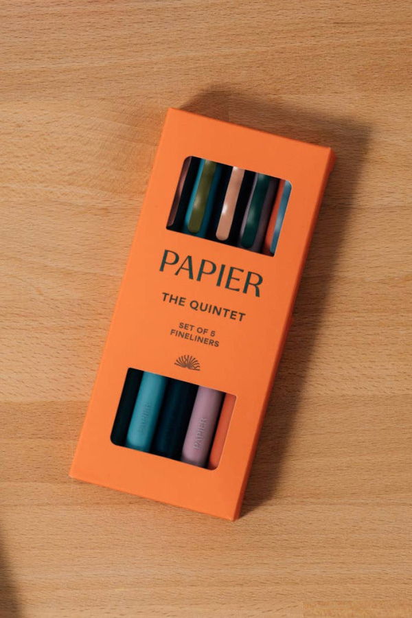 Papier Quintet Fineliners Set of 5 Pens