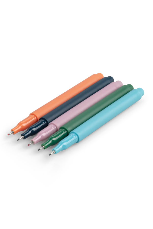 Papier Quintet Fineliners Set of 5 Pens