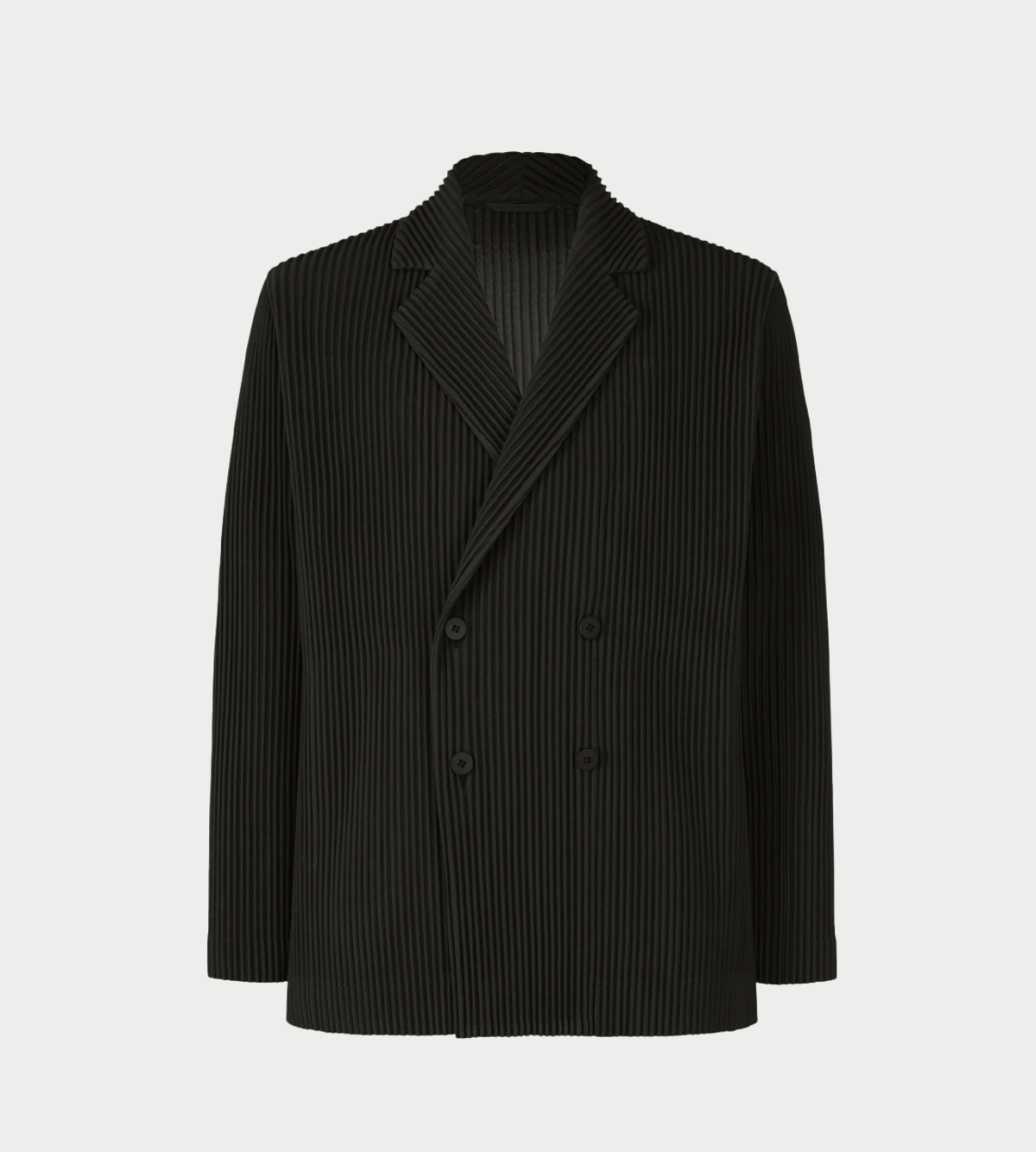 Issey Miyake Tailored Pleats 1 Jacket - Black - Image 1 of 4